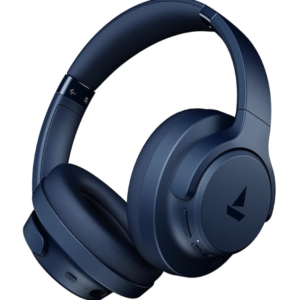 Boat New Launch Rockerz 650 Pro, Touch/Swipe Controls, Dolby Audio, 80Hrs Battery, 2Mics ENx, Fast Charge, App Support, Dual Pair, Bluetooth Over Ear Headphones with Mic (Iris Black)